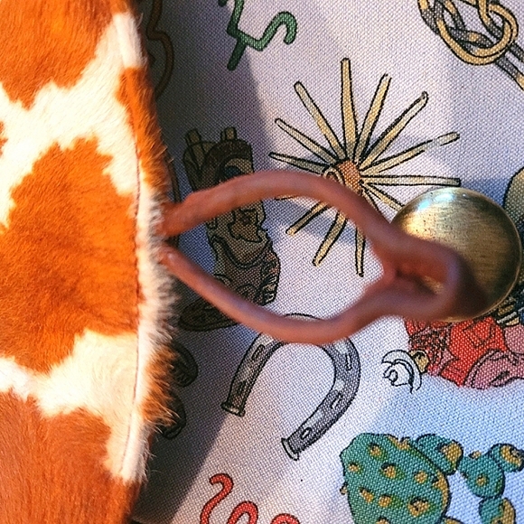 Stuart Weitzman Suede and Canvas Cross Body or Shoulder Bag - Picture 9 of 10